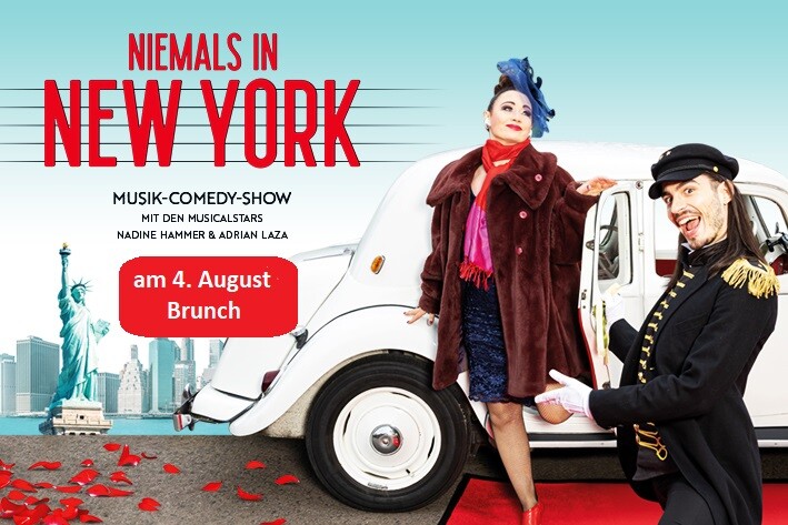 Musik-Comedy-Brunch: Niemals in New York