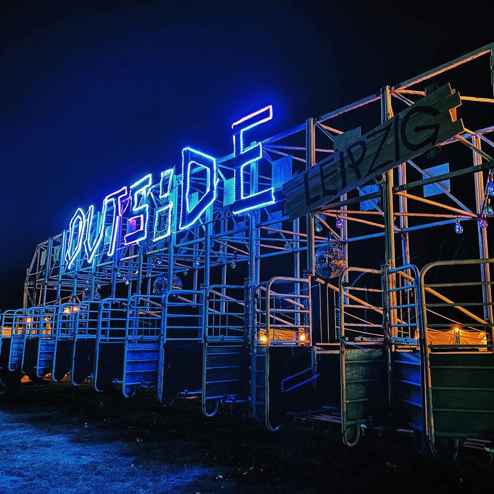 Hausensemble beim outside Festival auf der Festwiese Leipzig