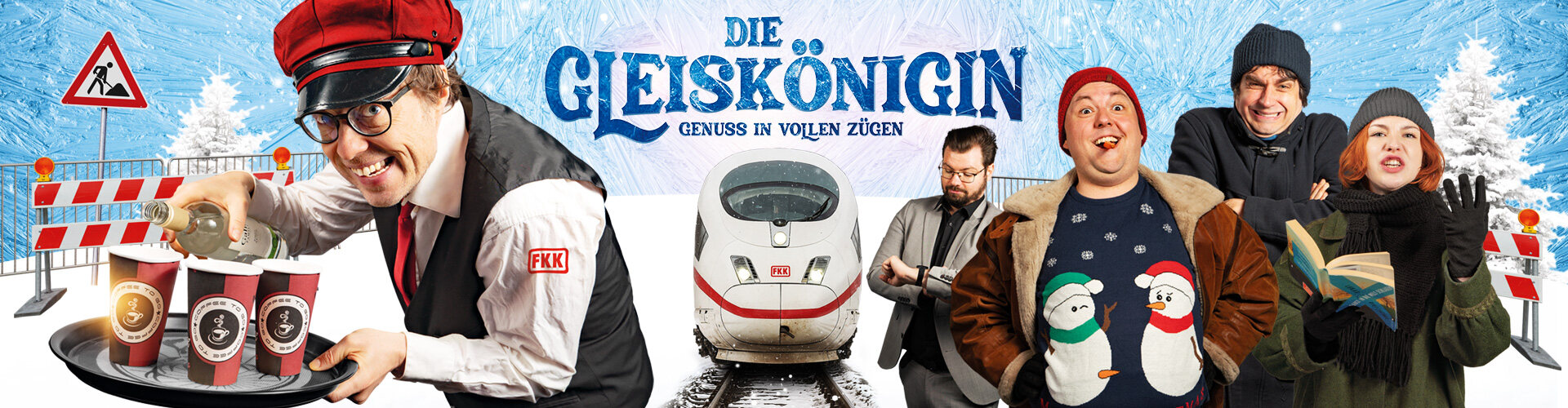 Kabarett-Weihnachts-Dinnershow - Die Gleisk&ouml;nigin